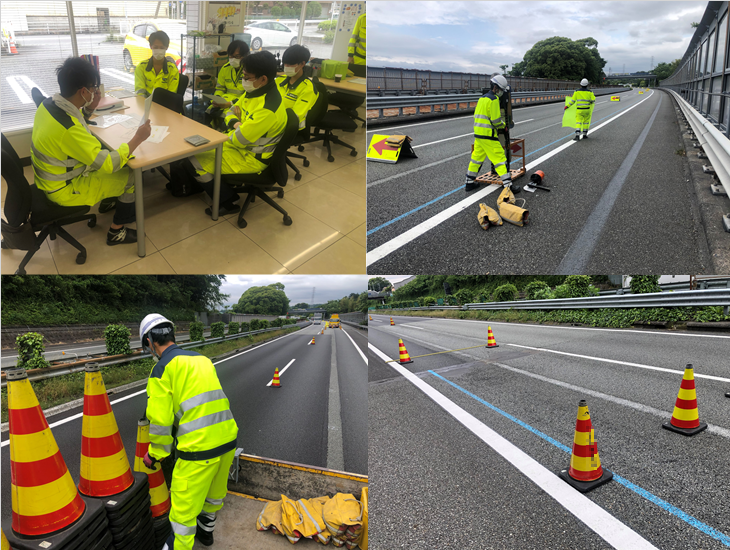 東名高速道路 上り線 走行車線規制 沼津営業所 シンコーハイウェイサービス