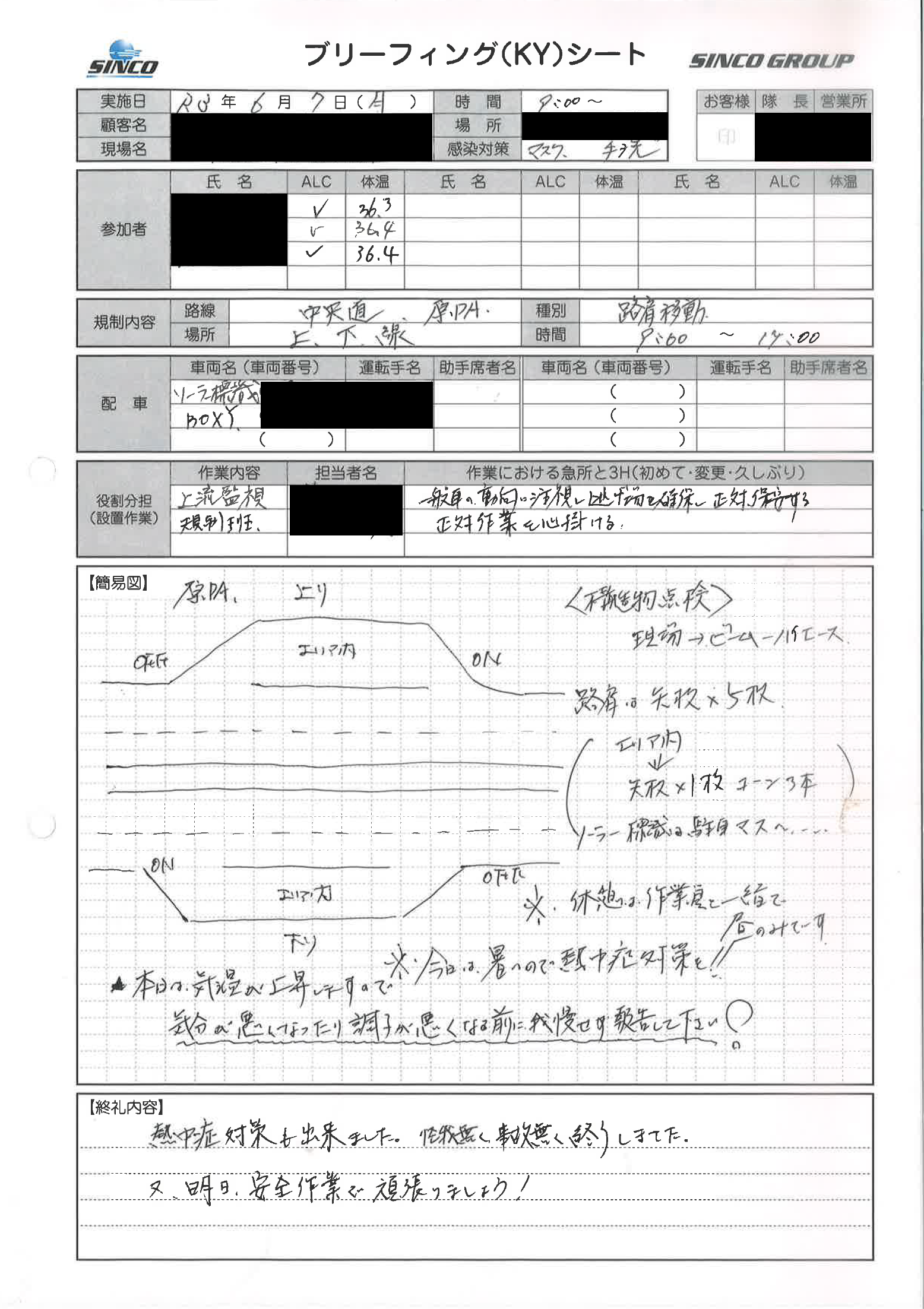 中央自動車道 下り線 路肩移動規制 松本営業所 シンコーハイウェイサービス