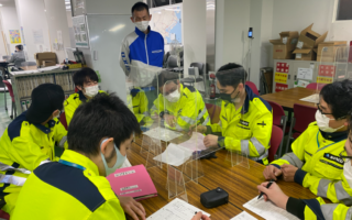 所長パトロール 首都高速道路横羽線 下り線 左A規制(横浜営業所)