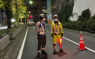 所長パトロール 国道60号線 上り線 左車線規制(名古屋東営業所)