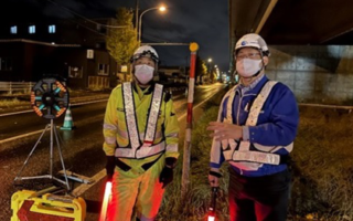 所長パトロール 国道274号線 交差点規制 札樽自動車道 上下線 追越車線規制(札幌営業所)