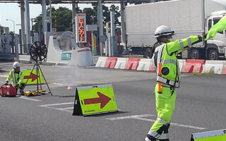 所長パトロール 館山道ICブース規制（市原営業所）