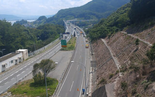 支社長パトロール 長野自動車道下り線走行車線規制（松本営業所）