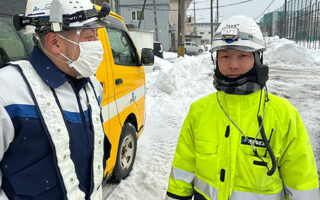 安全パトロール 排雪作業誘導業務（江別営業所）