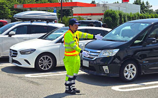 所長パトロール 中央自動車道上り線SA・PA（静岡営業所）