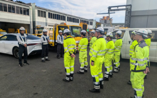 役員パトロール 東名高速道路上り線2/3追い越し規制（厚木営業所）