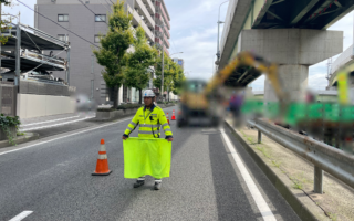 所長パトロール県道60号・名古屋料金ランプ規制（名古屋東営業所）