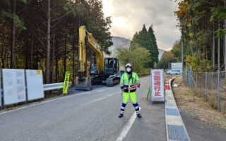 安全パトロール 県道278号線保安・誘導業務（松本営業所）