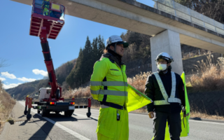 営業所パトロール 中央自動車道上り線便乗延長規制（諏訪営業所）